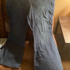 Ashley Stewart pull on wide leg Jean price firm